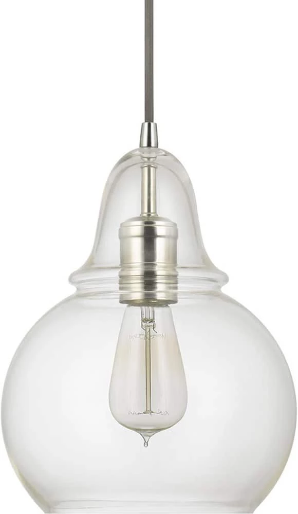 Hot Sale π Capital Lighting Pendants and Minis 11-1/4 in. 1-Light Mini Pendant in Polished Nickel π₯° 1 Hot Sale π Capital Lighting Pendants and Minis 11-1/4 in. 1-Light Mini Pendant in Polished Nickel π₯°
