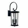 Best Sale ⌛ Capital Lighting Howell 60W 4-Light Candelabra E-12 Incandescent Outdoor Wall Lantern in Black 👍