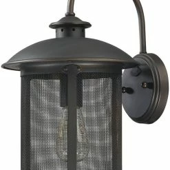 Top 10 😍 Capital Lighting Dylan 9-1/2 x 15-1/4 in. 100W 1-Light Medium E-26 Incandescent Outdoor Wall Sconce in Old Bronze ⌛