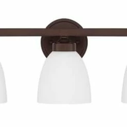 Discount 😉 Capital Lighting Jameson 100W 5-Light Medium E-26 Incandescent Vanity Fixture in Bronze 💯