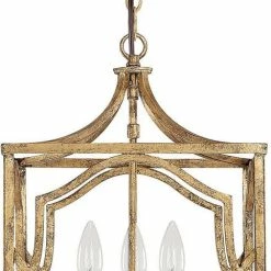 Brand new 🌟 Capital Lighting Blakely 17-3/4 in. 60 W 3-Light Candelabra Pendant in Antique Gold 🔔