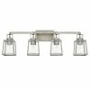 Cheap ⭐ Capital Lighting Kenner 100W 4-Light Medium E-26 Incandescent Vanity Fixture in Antique Nickel 🎁