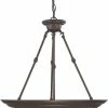 New 🎁 Capital Lighting 20 in. 100W 3-Light Medium E-26 Incandescent Pendant Light with Canopy Kit in Burnished Bronze 👍