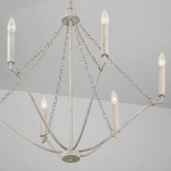 New 👍 Capital Lighting Jensen 6 Light 28-3/4 in. Chandelier in Mystic Sand 🤩 -Capital Lighting Sales Query 1038