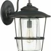 Discount 🛒 Capital Lighting Creekside 13 in. 100W 1-Light Medium E-26 Incandescent Wall Lantern in Old Bronze 🎉