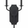 Flash Sale 👏 Capital Lighting Ravenwood 9-3/4 x 22 in. 60W 2-Light Candelabra E-12 Incandescent Wall Sconce in Black Iron 👏