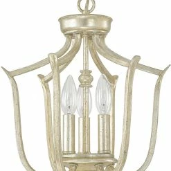Best Sale 🎉 Capital Lighting Bailey 3-Light Foyer in Winter Gold 🥰