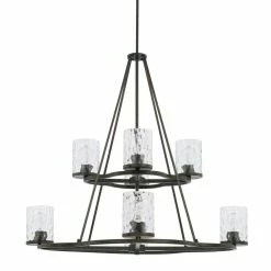 Coupon ❤️ Capital Lighting Collier 100W 8-Light Medium E-26 Incandescent Chandelier in Urban Brown 🛒