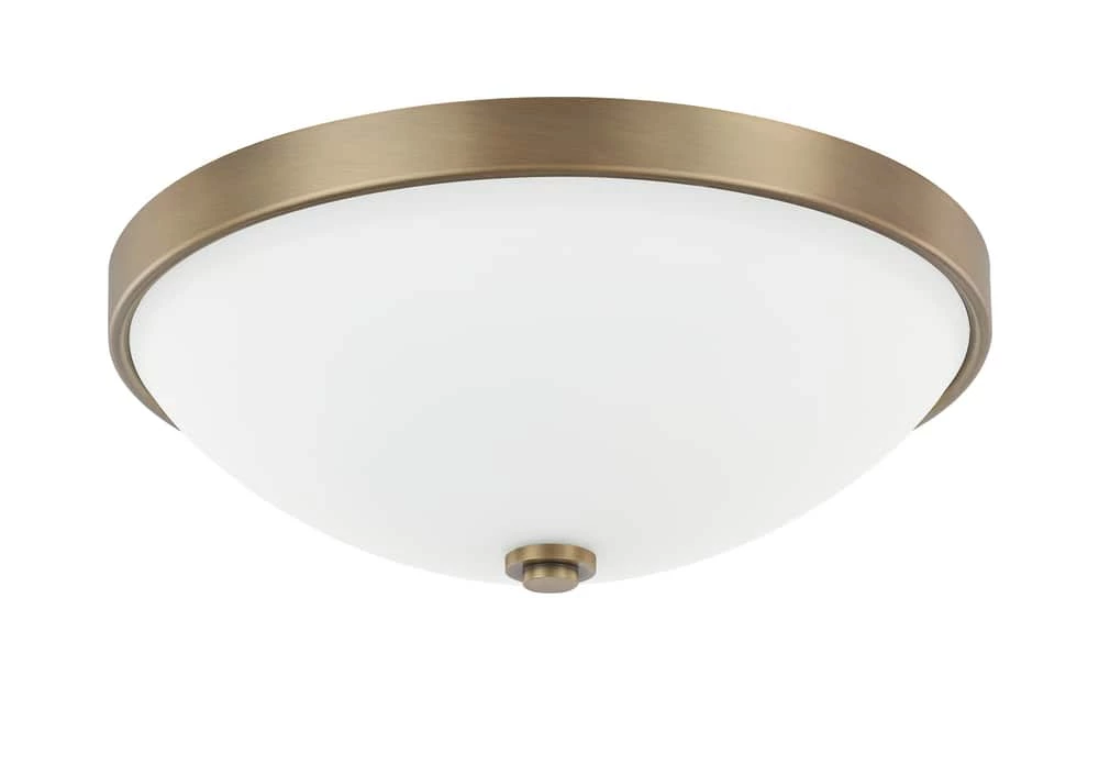 Flash Sale π Capital Lighting 60W 2-Light Incandescent Medium E-26 A19 Flush Mount Ceiling Fixture in Aged Brass 𧨠1 Flash Sale π Capital Lighting 60W 2-Light Incandescent Medium E-26 A19 Flush Mount Ceiling Fixture in Aged Brass π§¨
