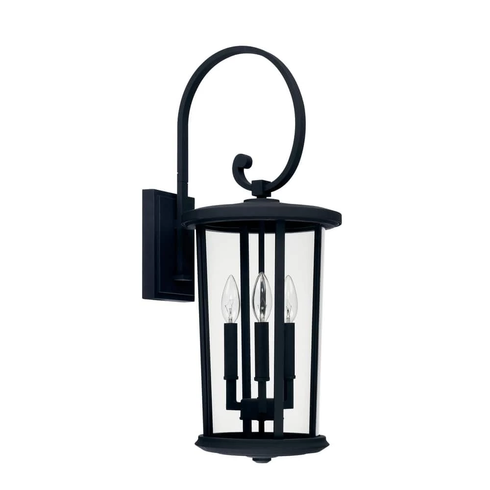 Best deal π Capital Lighting Howell 60W 3-Light Candelabra E-12 Incandescent Outdoor Wall Sconce in Black 𧨠1 Best deal π Capital Lighting Howell 60W 3-Light Candelabra E-12 Incandescent Outdoor Wall Sconce in Black π§¨