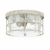 New 🧨 Capital Lighting Beaufort 13 in. 60W 2-Light Medium E-26 Incandescent Flush Mount Ceiling Fixture in Mystic Sand 🔔