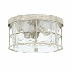 New 🧨 Capital Lighting Beaufort 13 in. 60W 2-Light Medium E-26 Incandescent Flush Mount Ceiling Fixture in Mystic Sand 🔔