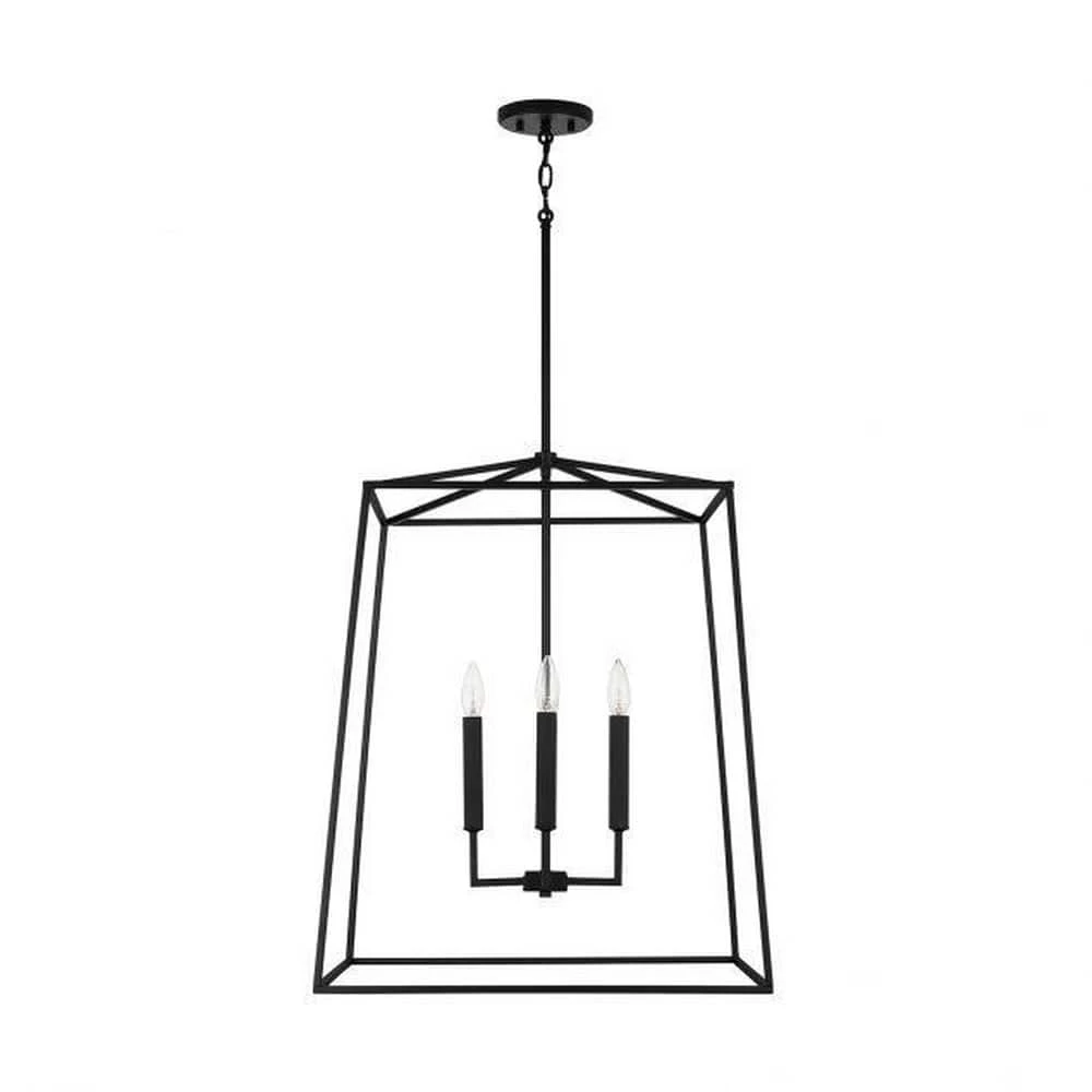 Cheap ⌛ Capital Lighting Thea 60W 4-Light Candelabra E-12 Foyer Lighting in Matte Black ✔️ 1 Cheap ⌛ Capital Lighting Thea 60W 4-Light Candelabra E-12 Foyer Lighting in Matte Black ✔️