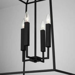 Cheap ⌛ Capital Lighting Thea 60W 4-Light Candelabra E-12 Foyer Lighting in Matte Black ✔️ 7 Cheap ⌛ Capital Lighting Thea 60W 4-Light Candelabra E-12 Foyer Lighting in Matte Black ✔️ -Capital Lighting Sales Query 1073