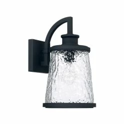 Hot Sale 🧨 Capital Lighting Tory 100W 1-Light Medium E-26 Incandescent Outdoor Wall Lantern in Black ❤️