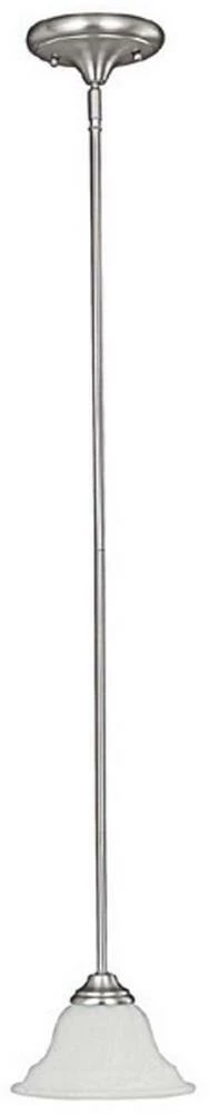 Budget 🥰 Capital Lighting Chandler 45-1/4 in. 100 W 1-Light Medium Mini Pendant in Matte Nickel 🎉