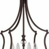 Wholesale 😍 Capital Lighting Leigh 28 in. 4-Light Foyer in Burnished Bronze ⭐