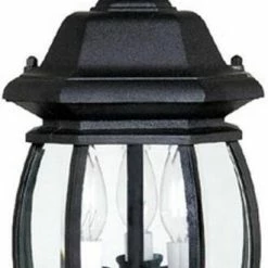 Best reviews of ❤️ Capital Lighting French Country 3-Lamp Outdoor Hanging Lantern in Black 👏