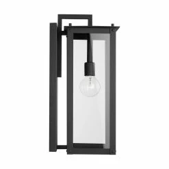 Coupon 👏 Capital Lighting Hunt 100W 1-Light Medium E-26 Incandescent Outdoor Wall Sconce in Black 🌟 -Capital Lighting Sales Query 1108