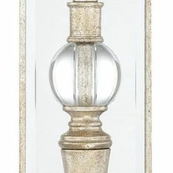 Discount 😉 Capital Lighting Carlyle 60W 1-Light Wall Sconce in Gilded Silver 🔔