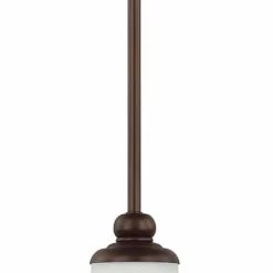 Buy 🔔 Capital Lighting Griffin 100W 1-Light Medium E-26 Incandescent Mini Pendant in Bronze 😀