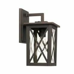 Best deal ⌛ Capital Lighting Avondale 7 x 13-1/2 in. 100W 1-Light Medium E-26 Incandescent Outdoor Wall Lantern in Oiled Bronze 🎉