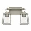 Outlet 👏 Capital Lighting Kenner 100W 2-Light Medium E-26 Incandescent Vanity Fixture in Antique Nickel 👏