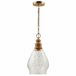 Brand new 😀 Capital Lighting 8-1/2 in. 60W 1-Light Medium E-26 Incandescent Pendant in Light Wood 🛒
