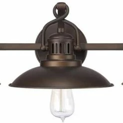 Outlet 💯 Capital Lighting O'Neal 3-Light Vanity Fixture in Burnished Bronze 🎉