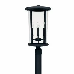 Discount ⭐ Capital Lighting Howell 60W 4-Light Candelabra E-12 Incandescent Outdoor Post Lamp in Black 👍