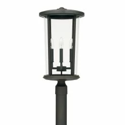 Wholesale 🔥 Capital Lighting Howell 60W 4-Light Candelabra E-12 Incandescent Outdoor Post Lamp in Oiled Bronze 🧨