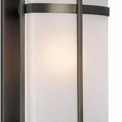 New 😉 Capital Lighting Lakeshore 100W 1-Light Medium E-26 Incandescent Outdoor Wall Lantern in Old Bronze 👏