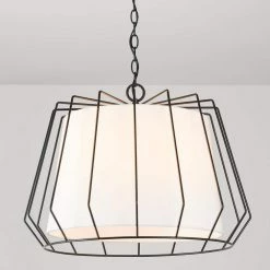 Outlet 🤩 Capital Lighting Corey 60W 4-Light Candelabra E-12 Pendant in Matte Black 🎉 -Capital Lighting Sales Query 1169