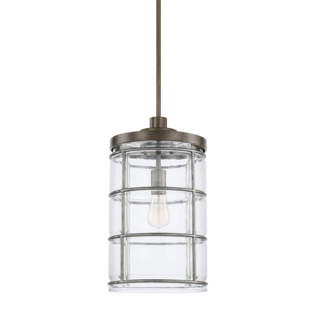 Cheap 👏 Capital Lighting Colby 100W 1-Light Medium E-26 Incandescent Pendant Light in Urban Grey 🔔 1 Cheap 👏 Capital Lighting Colby 100W 1-Light Medium E-26 Incandescent Pendant Light in Urban Grey 🔔