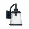 Coupon ❤️ Capital Lighting Tory 100W 1-Light Medium E-26 Incandescent Outdoor Wall Lantern in Black 🎉