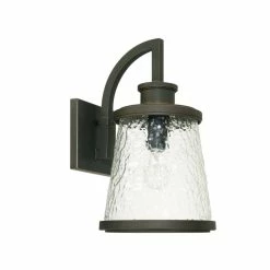 Promo ⭐ Capital Lighting Tory 100W 1-Light Medium E-26 Incandescent Outdoor Wall Lantern in Oiled Bronze 🤩