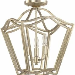 Best Pirce 👍 Capital Lighting 60W 3-Light Candelabra Pendant in Winter Gold 👏