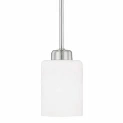 Hot Sale 👍 Capital Lighting Dixon 1-Light Pendant in Brushed Nickel ✔️