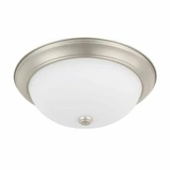 Top 10 👏 Capital Lighting HomePlace 60W 2-Light Flushmount Ceiling Fixture in Matte Nickel 💯