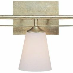 Promo 🎉 Capital Lighting Soho 10 in. 100W 3-Light Vanity Fixture in Winter Gold with Soft White Glass Shade 🔥