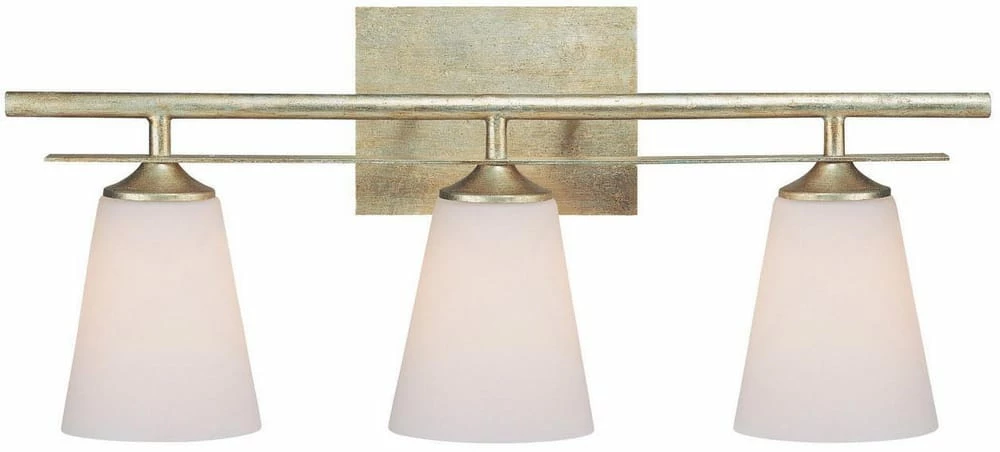 Promo ๐ Capital Lighting Soho 10 in. 100W 3-Light Vanity Fixture in Winter Gold with Soft White Glass Shade ๐ฅ 1 Promo ๐ Capital Lighting Soho 10 in. 100W 3-Light Vanity Fixture in Winter Gold with Soft White Glass Shade ๐ฅ