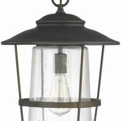 Brand new 🎁 Capital Lighting Creekside 100W 1-Light Medium E-26 Incandescent Hanging Lantern in Old Bronze 👏