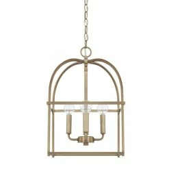 Brand new 🥰 Capital Lighting Hayden 60W 4-Light Candelabra E-12 Incandescent Foyer Lighting in Aged Brass ✨