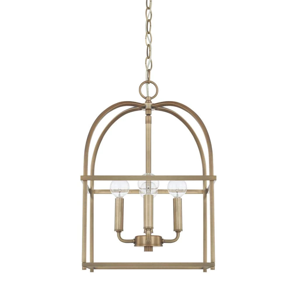 Brand new π₯° Capital Lighting Hayden 60W 4-Light Candelabra E-12 Incandescent Foyer Lighting in Aged Brass β¨ 1 Brand new π₯° Capital Lighting Hayden 60W 4-Light Candelabra E-12 Incandescent Foyer Lighting in Aged Brass β¨
