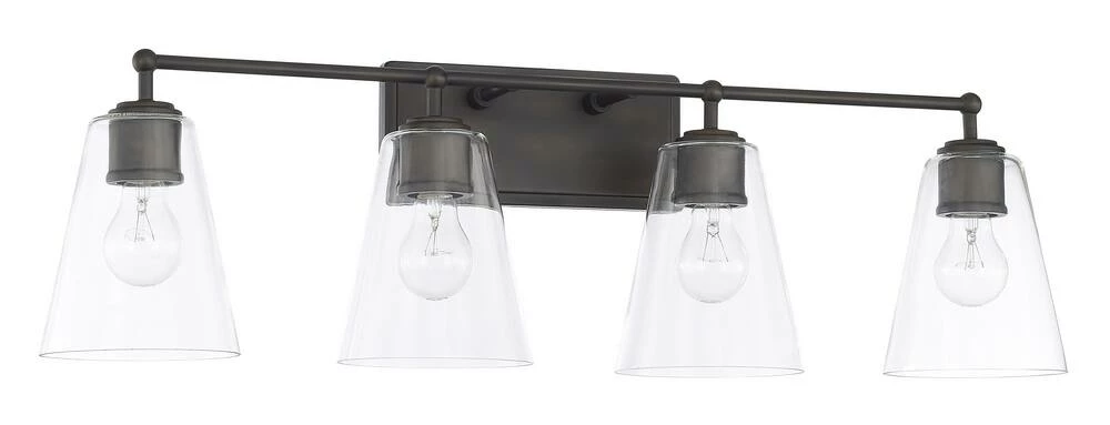 Buy 𧨠Capital Lighting Vanity 100W 4-Light Incandescent Vanity Fixture in Old Bronze π 1 Buy 𧨠Capital Lighting Vanity 100W 4-Light Incandescent Vanity Fixture in Old Bronze π
