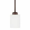 Budget ⌛ Capital Lighting Dixon 100W 1-Light Medium E-26 Incandescent Mini Pendant in Bronze 🎉