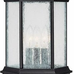 Best Sale ✔️ Capital Lighting Main Street 24 x 9-1/2 in. 3-Light Post Lantern in Black 🎉