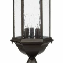 Best reviews of 🔥 Capital Lighting Main Street 60W 3-Light Candelabra E-12 Incandescent Outdoor Post Lamp in Old Bronze 🧨