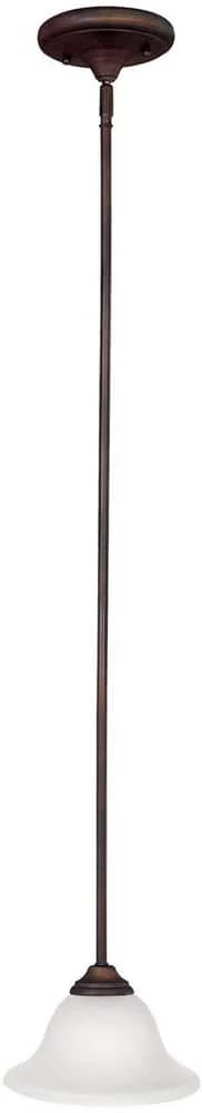 Deals 🔥 Capital Lighting Hometown 45-1/4 in. 1-Light Mini Pendant in Burnished Bronze 💯