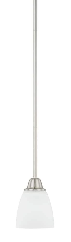 Cheap βοΈ Capital Lighting Trenton 51-1/2 in. 1-Light Mini Pendant in Brushed Nickel π 1 Cheap βοΈ Capital Lighting Trenton 51-1/2 in. 1-Light Mini Pendant in Brushed Nickel π